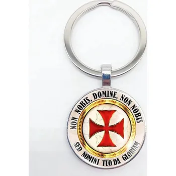 Přívěšek na klíče kříž templářů