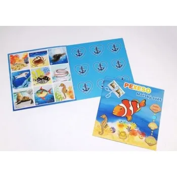 Pexeso Pexeso sešitové s maxi kartičkami MOŘSKÝ SVĚT