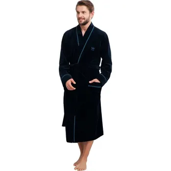 Pánský župan Mužský Luxusní Velurový Župan Granát, granát M i170_852-M-2