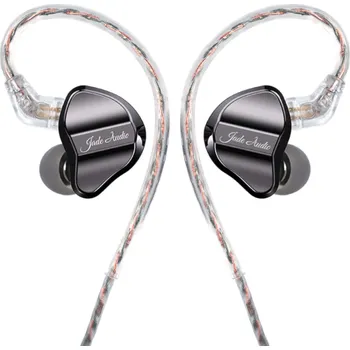 Sluchátka FiiO JD1 Černá (Špuntová sluchátka, 10 mm LCP dynamický měnič, asymetrické externí a interní magnetické obvody, 0,78 mm 2-pin odpojitelné kabely)