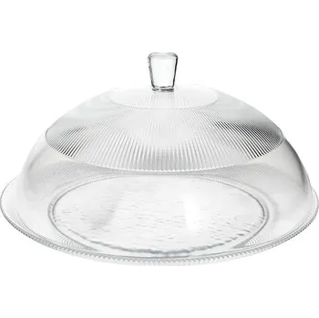 Tognana Skleněný podnos s víkem 33 cm x v 18 cm CLEAR