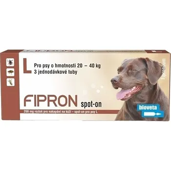 Bioveta Fipron Spot-On pro psy, 20-40 kg/3x 2,68 ml