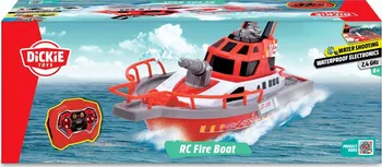 RC model lodě Dickie Toys RC Fire Boat požární člun červený 38 cm