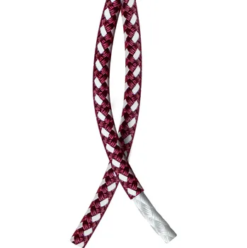 Lano Jachtingové lano Zephyr Touch - bordóbílá / 12 mm