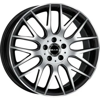 Disk Alu kola MAK Arrow black mirror - černý, leštěné čelo 9x20" 5x112 ET33 66,6