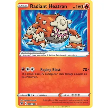 Sběratelská karetní hra Pokémon TCG Radiant Heatran 027/189