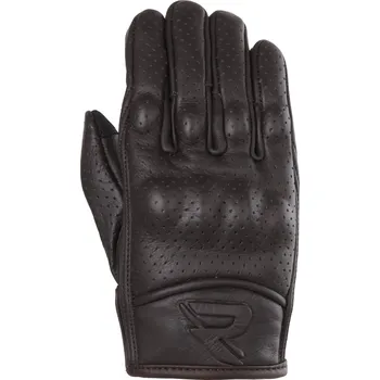 Moto rukavice Rukavice na motorku Street Racer Striker 2 hnědé perforované XS