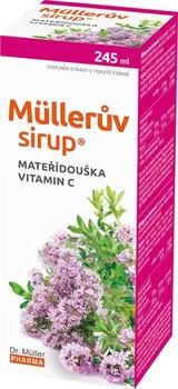 Přírodní produkt Dr. Müller Pharma Müllerův sirup s mateřídouškou a vitaminem C 245 ml