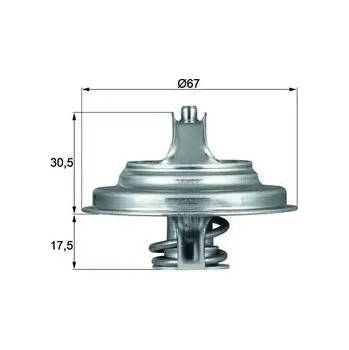 Automobilové těsnění Termostat, chladivo MAHLE TX 54 83D