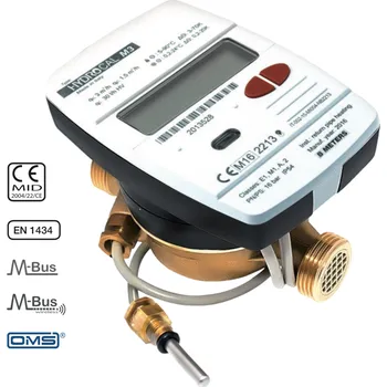 Bmeters Kompaktní měřič tepla Hydrocal M4 - mechanický, M-Bus, DN15, Qp 0,6, délka 110 mm, 90°C