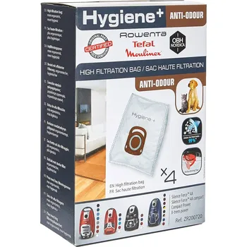 SEB GROUPE Rowenta Tefal Moulinex ZR200720 sáčky 4 kusy do vysavače