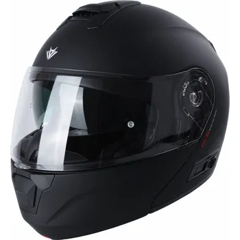 Helma na motorku RSA Rival vyklápěcí černá matná L