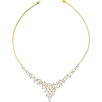 Náhrdelník Zlatý náhrdelník s brilianty - 3,00 ct - ryzost 585 - 110.920