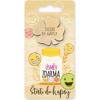 Žertovný předmět Štěstí do kapsy Úsměv zdarma