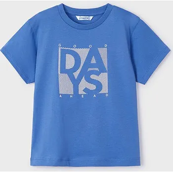 Chlapecké triko s krátkým rukávem modré Mayoral 170 Velikost: 7 let (122 cm)