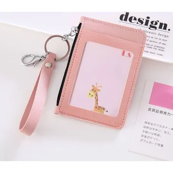 Peněženka Minimalistická peněženka se zipem - růžový