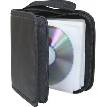 Článková baterie Pouzdro na CD/DVD zip černé