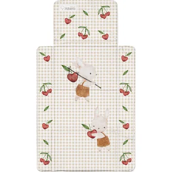 Přebalování ALBERO MIO Cestovní přebalovací podložka - Třešňová zábava