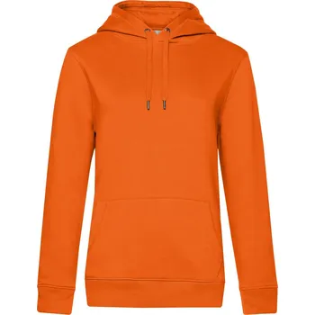Dámská mikina B&C Dámská mikina s kapucí Queen Hooded Barva: Oranžová, Velikost: M