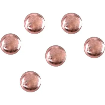 Party dekorace Santex Perly - Metalické 300 ks Barva: růžově zlatá