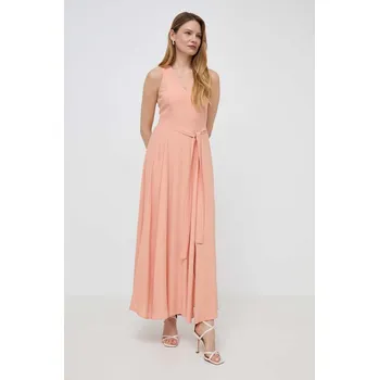 Dámské šaty Šaty Twinset oranžová barva, maxi 241TF2052 24X, vel. 36