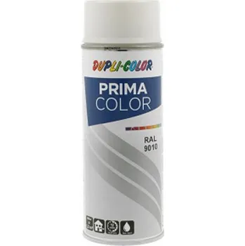 Barva ve spreji Prima sprej RAL 9010 bílá matná 500 ml