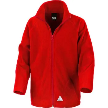 Dívčí mikina Result Dětská microfleecová mikina R114Y Red L (10-12)