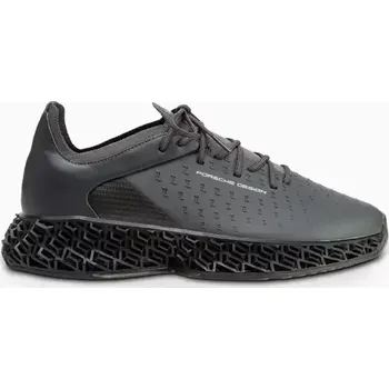 Pánská běžecká obuv PORSCHE DESIGN 3D MATRIX trainers Obuv sportovní volnočasová s reliéfním vzorem a s uhlíkovým vláknem černá (Prémiové tenisky s inovativní 3D mezipodešví a vysoce kvalitními karbonovými a koženými detaily.)