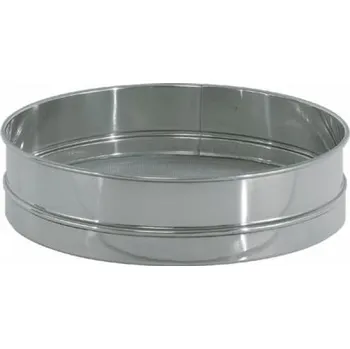 Cedník a síto Síto nerezové s okrajem a na mouku Průměr: 20cm