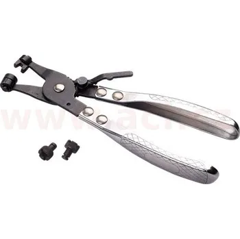 Dílna kleště na pérové hadicové spony, s aretací