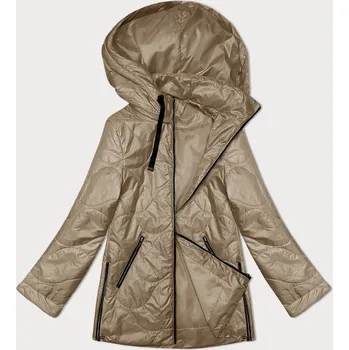 Lehce zateplená prošívaná dámská bunda v barvě cappuccino S'West (B8242-12) odstíny béžové 46