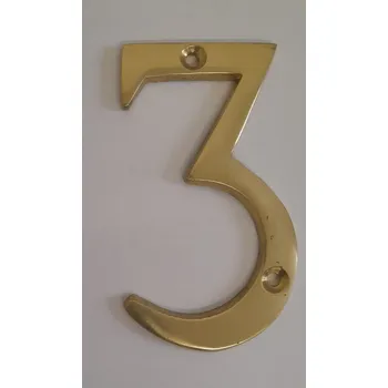 Gravírování Domovní číslice 8 cm mosaz | Gravírování, smalt, piktogramy Číslice