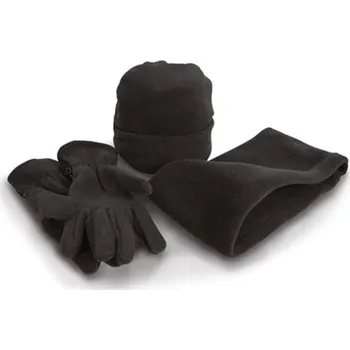 Nákrčník Result Zimní fleece set R040X Black M