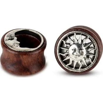 Piercing Tunel do ucha | plug do ucha dřevěný - CY1545,12mm