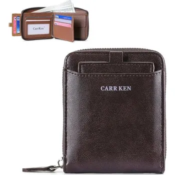 Peněženka Vintage pánská peněženka z umělé kůže - Káva 3