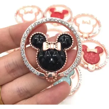 Držák na telefon | kroužek na mobil na prst - motiv Mickey a Minnie - 1215255001