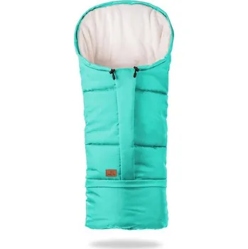 Fusak HappyBee zimní fusak Mumi 3v1 fleece, tyrkys