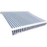 ZBXL Plachta na markýzu plátno modro-bílá 350 x 250 cm