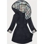 Tmavě modrá bunda parka s ozdobnou podšívkou BH Forever (BH-2401) odstíny modré L (40)