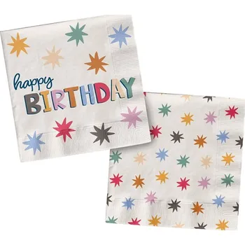 Papírový ubrousek Folat Ubrousky papírové Starburst 33 x 33 cm 20 ks