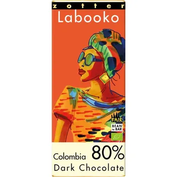 Čokoláda Bio hořká čokoláda Zotter Kolumbie 80 %