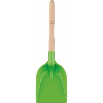Hra na zahradu Androni Lopata s dřevěnou násadou - délka 34 cm Zelená