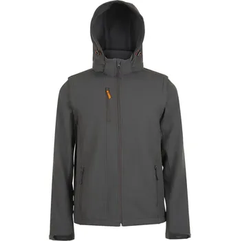 Pánská softshellová bunda SOĽS Transformer Pánská softshellová bunda 2v1 SL01647 Uhlově šedá M