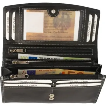 Peněženka Kožená peněženka LandLeder 1913-20 černá