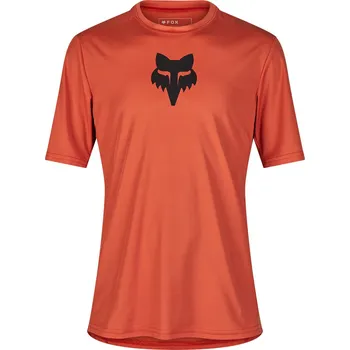 cyklistický dres Cyklistický dres Fox Ranger SS Jersey Lab Head Atomic Orange - XL