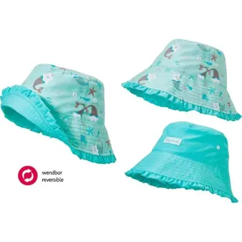 Dívčí plavky Letní klobouk 2v1 oboustranný Playshoes mořský jednorožec