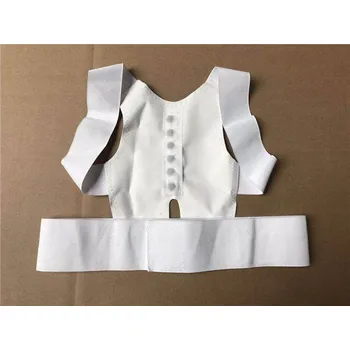 Korzetový rovnač zad | rovnací pás na záda - Bílý,XL