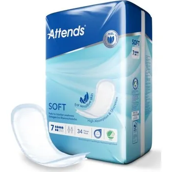 Plena pro dospělé Attends Soft 7 inkontinenční vložné pleny 34 ks
