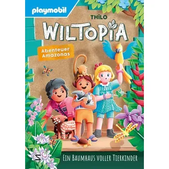 Pohádka PLAYMOBIL Wiltopia. Abenteuer Amazonas. Ein Baumhaus voller Tierkinder - Thilo