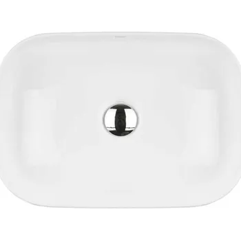 Umyvadlo Hagser Dita umyvadlo 46.5x32.5 cm obdélníkový na pult bílá HGR60000040